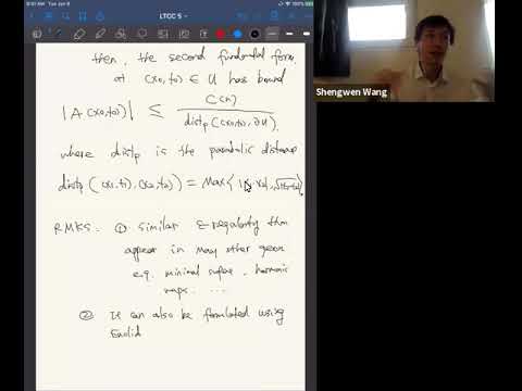 Introduction to mean curvature flow (LTCC course) - Lecture 5