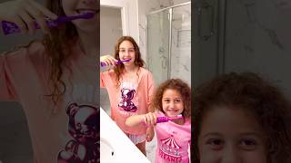 Rhia reminds Sierra to brush their teeth before sleep