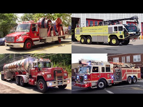 Fire Trucks Responding Compilation - Best Of 2022