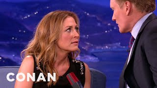 Conan - Sasha Alexander Teaches Conan The Art Of The Sultry Look - 24 juin 2013