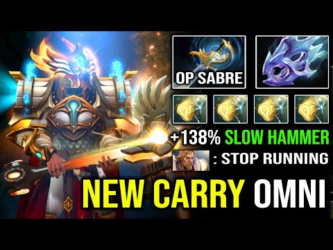 Everyone is Running From this Omniknight | WTF 1st Item Echo Sabre +138% Slow Purity Hammer Dota 2
