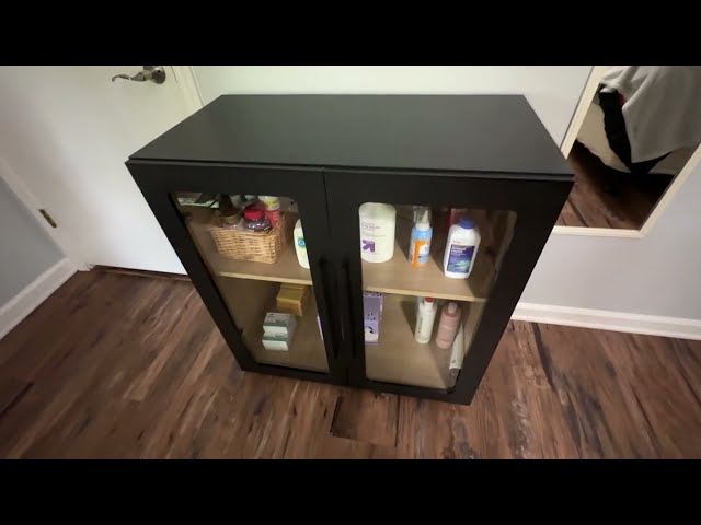 Best Tall Storage Cabinet for Small Spaces - alternate angle