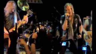 Tobias Sammet, Kai Hansen, Uli Jon Roth playing Heaven can wait by GAMMA RAY at Stazione Birra