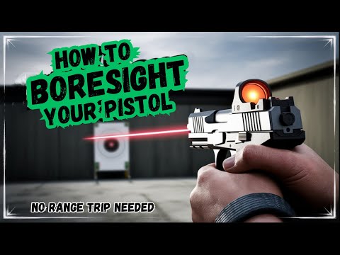 Sight In Your Pistol at Home No Range Trip Needed! 🔫