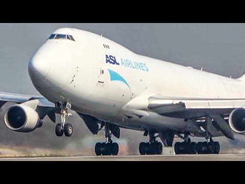 60 MINUTES PURE AVIATION - Boeing 747, Airbus A380 ... - Airplane Highlights of April (4K)