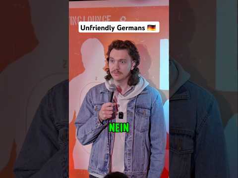 People say Germans are rude I say they are helpful #germany #standupcomedy #comedian #berlin