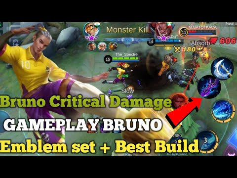 Gameplay bruno/best build Bruno 2021/Bruno Critical Damage/bruno-mobile legend