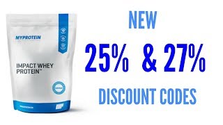 #Myprotein new discount codes  only today and tomorrow too.