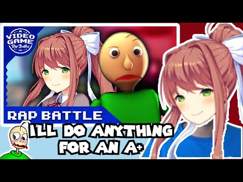 (VideoGameRapBattles) Baldi vs Monika - REACTION