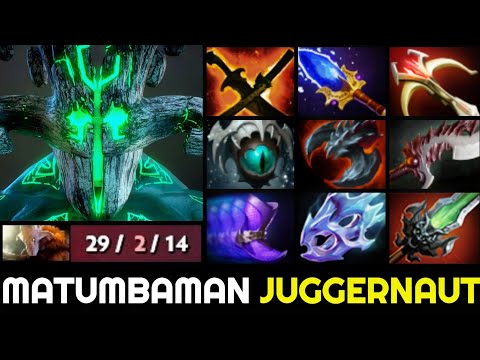 MATUMBAMAN Juggernaut EPIC Fight - 29 Kills Try Hard Carry 7.27 Dota 2