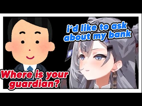 Zeta's Voice is so soft that Account Officer think she is a child