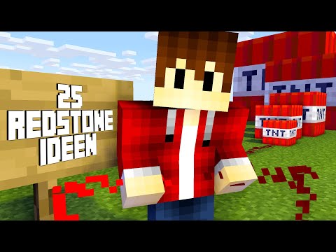 💥 25 Easy Redstone Ideas in Minecraft |  LarsLP