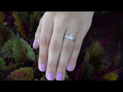 0.02 Ct. Celtic Claddagh Wedding Ring - TwoBirch TB-WR-0337-WG-A