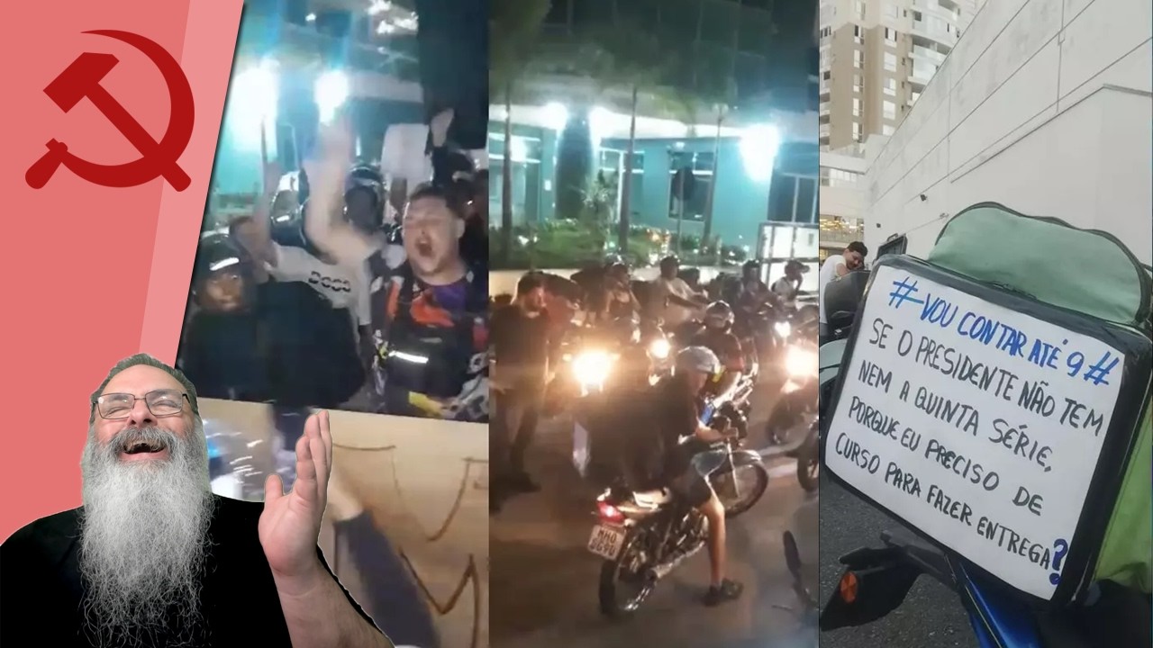 MOTOFRENTISTAS em SÃO PAULO fazem PROTESTO contra CURSO: ERA contra TARCÍSIO, VIROU contra LULA