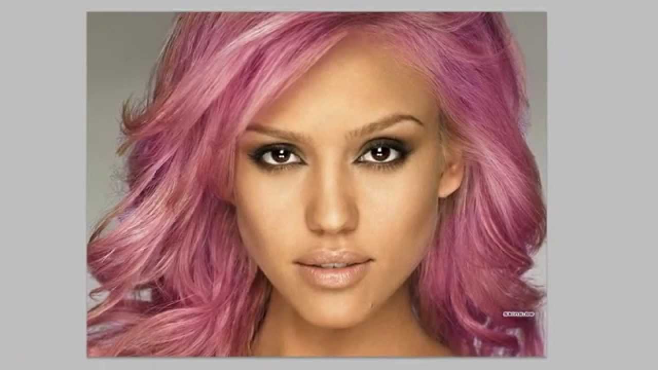 How to change the Hair Color in Photoshop - 8 videos