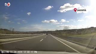 Şerit İhlali Yaparak Aracı Silme Geçti