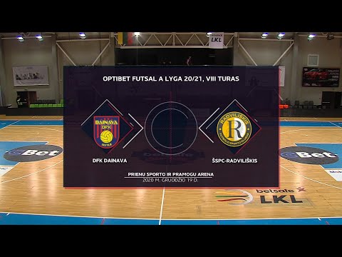 Optibet Futsal A Lyga | DFK Dainava - ŠSPC-Radviliškis | Rungtynių Santrauka |
