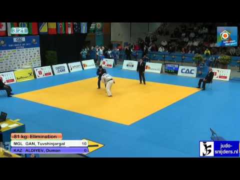 Tuvshinjargal Gan (MGL) - Duman Aldiyev (KAZ) [-81kg]