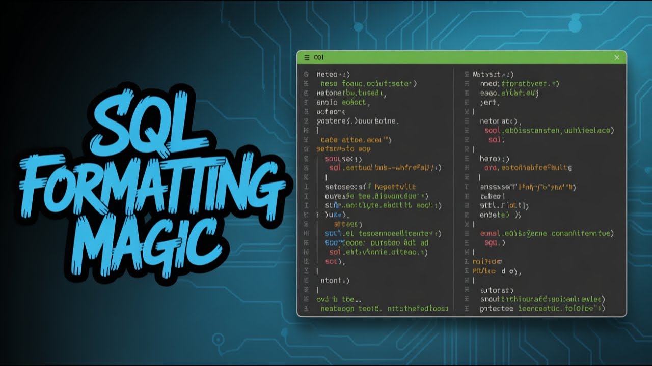 AI SQL Formatter: Beautify Queries Instantly with AI2SQL (Online SQL Code Cleaner)