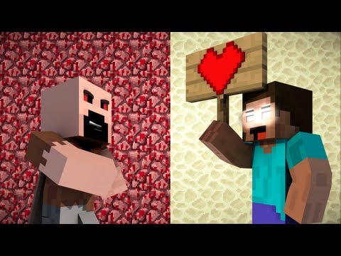 Orepros - If Notch Was Evil And Herobrine Was Good - Minecraft