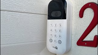myQ Smart Garage Door Video Keypad REVIEW