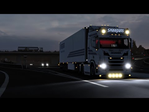 ETS2 1.40 - ProMods 2.52 - SCANIA R500 - Trip: Rennes - Brest