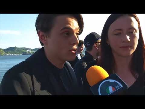 Eurovision 2018 - Intervista Alekseev - Bielorussia - Blue Carpet