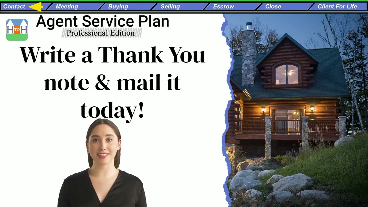 CONTACT: Write a Thank You note mail it today