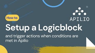 How to setup a logicblock