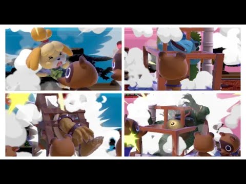 Villager/Isabelle Final Smash on EVERYONE Including Sora