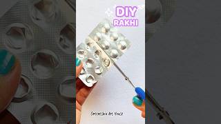 Beautiful😍DIY Rakhi making idea at home #shorts #youtubeshorts #rakhi