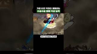 원피스) 가장 비싼 악마의 열매라는 수술수술 열매의 각성 능력