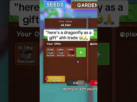 I TRADED MY OP PETS FOR A RAINBOW HATCHED PET 😱 #growagarden #roblox #gag