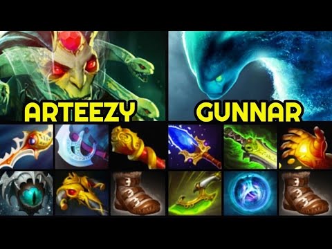 ARTEEZY Mid vs GUNNAR — Rapier Medusa vs Scepter Morphling 7.28 Dota 2