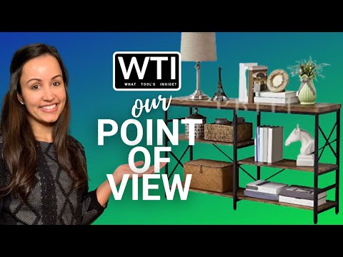 OIAHOMY Industrial Sofa Table Console - WTI product video review