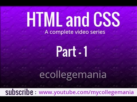 Complete HTML and CSS tutorial