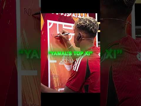 Lamine Yamal's All-Time XI Is INSANE💀🔥