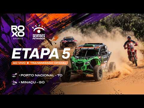 🔴 AO VIVO | Etapa 5: Porto Nacional a Minaçu – Sertões Petrobras 2026
