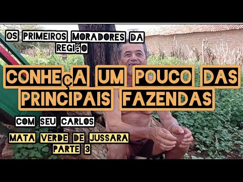 ENTREVISTA COM SEU CARLOS MATA VERDE DE JUSSARA BAHIA CONTATO UM POUCO DA NOSSA GENTE PARTE 3