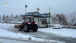 Въпреки оранжевия код за снеговалеж в област Кърджали, ситуацията е спокойна