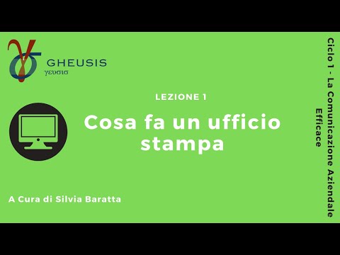 Cosa fa un ufficio stampa