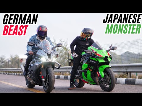 2025 BMW S1000RR VS ZX 10R 1st Time on YouTube!