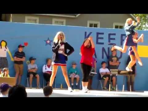 Holy Ghost Fair performance Laine Lonero as "Taylor Swift" performing "Shake it Off"