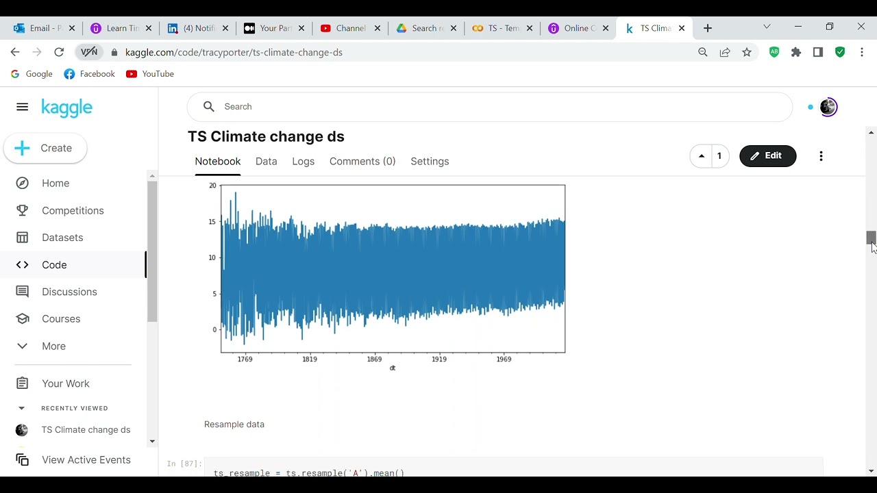 Code Review: Climate change dataset - Kaggle