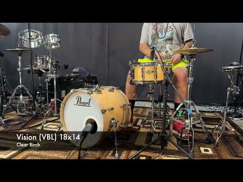 Pearl Bass Drum Sounds (Six sizes)