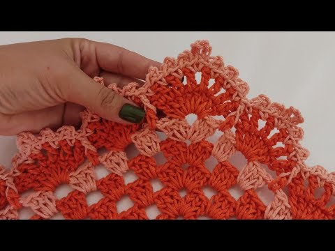 Make this super easy edging for rectangular rugs || Step by step