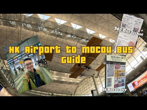 How to Take Bus from Hong Kong Airport directly to Macau on a Budget