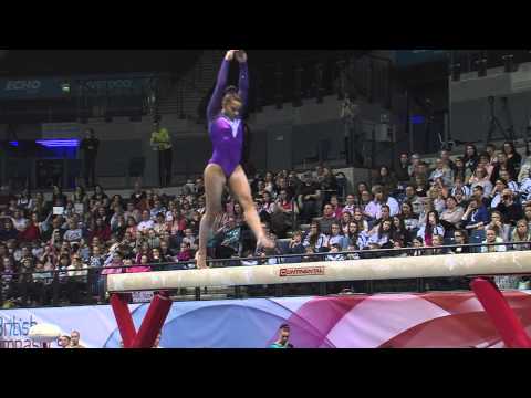 REBECCA DOWNIE - GOLD - BEAM - APPARATUS FINAL 2014 BRITISH - SENIOR