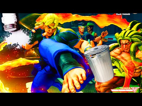 RAGE QUITTER! TAKING OUT THE TRASH - Street Fighter 5 "Necalli" Gameplay - (SFV Online Ranked)