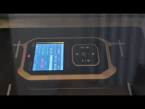 FNIRSI GC-01 geiger counter being xrayed